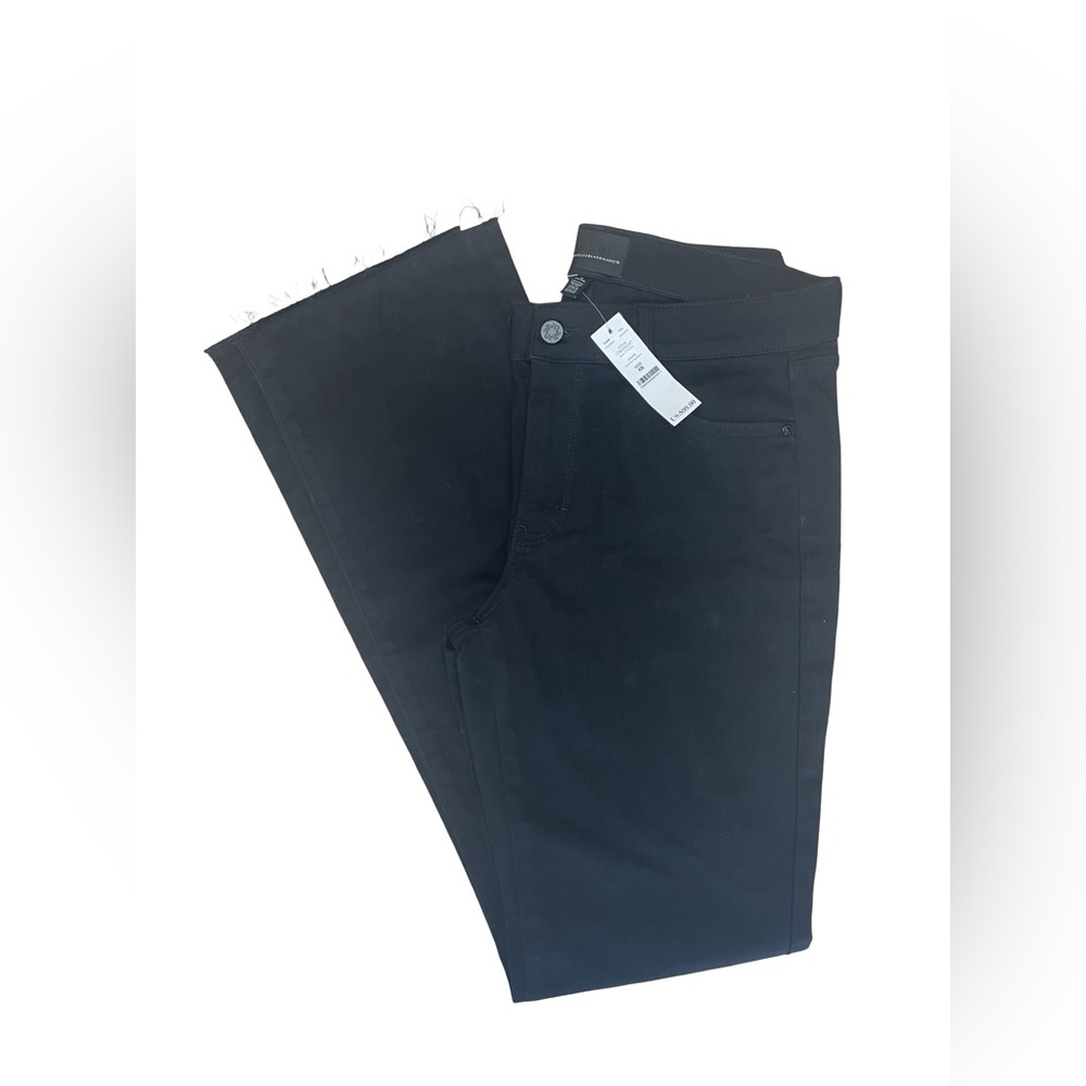 White House Black Market Slim Boot Jeans 8R Everlasting Black - Picture 3 of 8